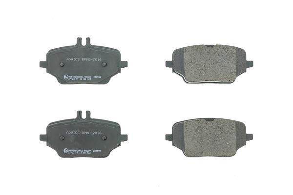 Jeu de 4 plaquettes de frein AISIN ref. BPMB-7016